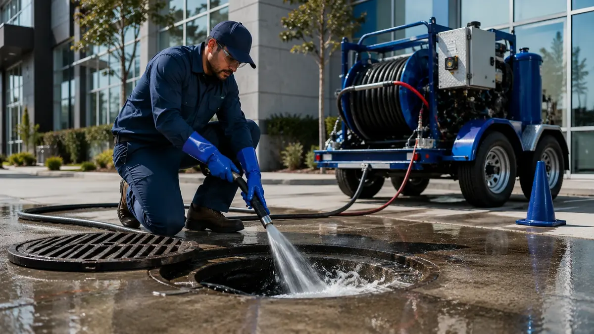 Commercial Hydro Jet Drain Cleaning in Van Nuys