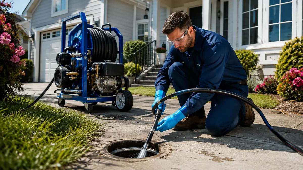 Residential Hydro Jet Drain Cleaning in Van Nuys