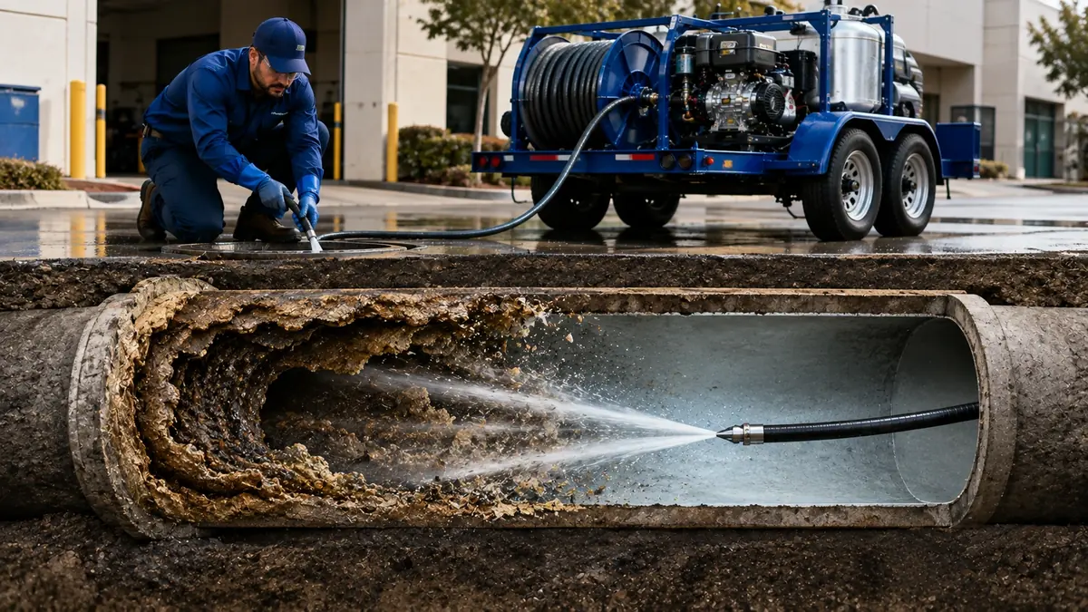 Sewer Pipe Descaling in Van Nuys